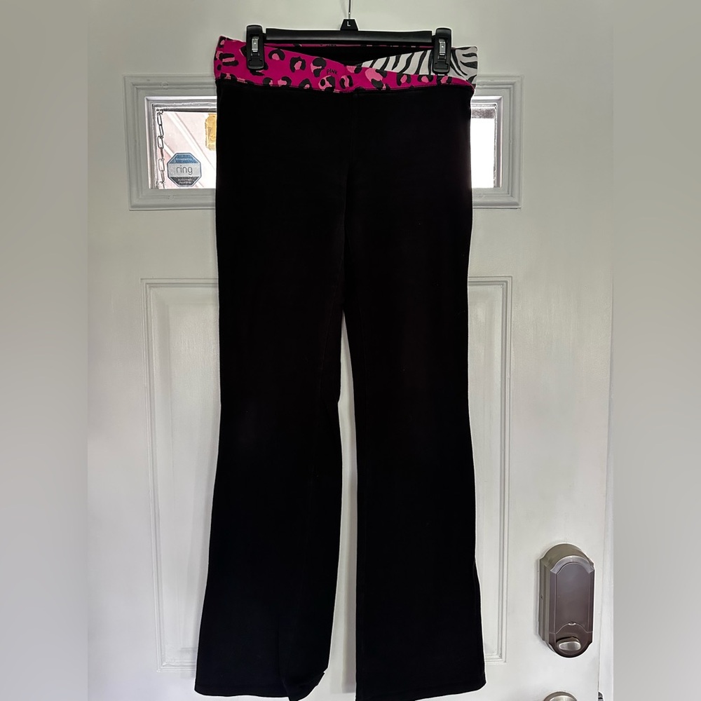 Victoria's Secret Pink Black Yoga Pants